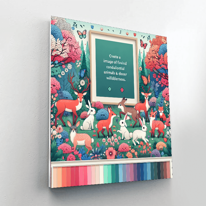 Enchanting Woodland Adventure Numbered Painting Kits