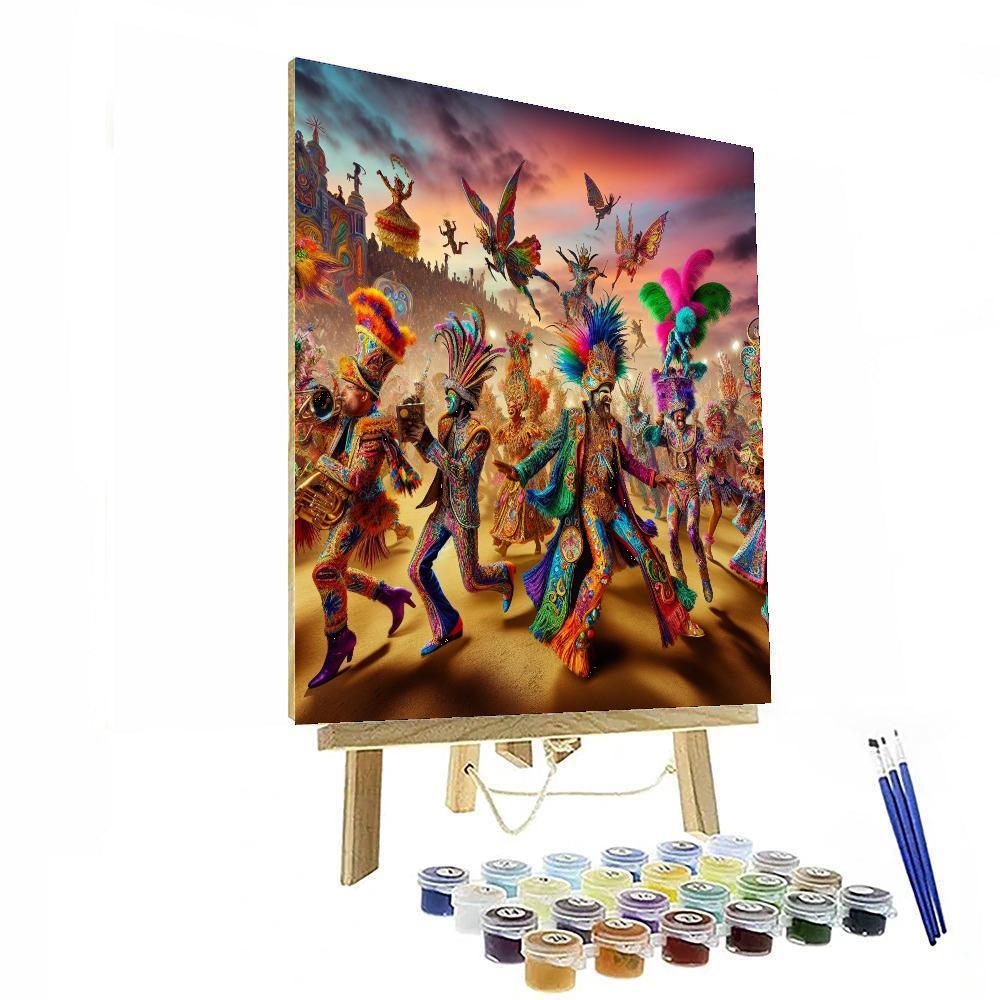Carnival Of Colors Festival Painting By Numbers Kit