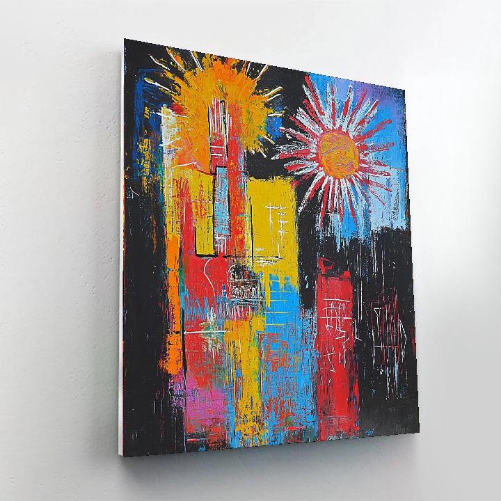 Jean-Michel Basquiat Inspired Visions Of Tomorrow  Paint By Numbers