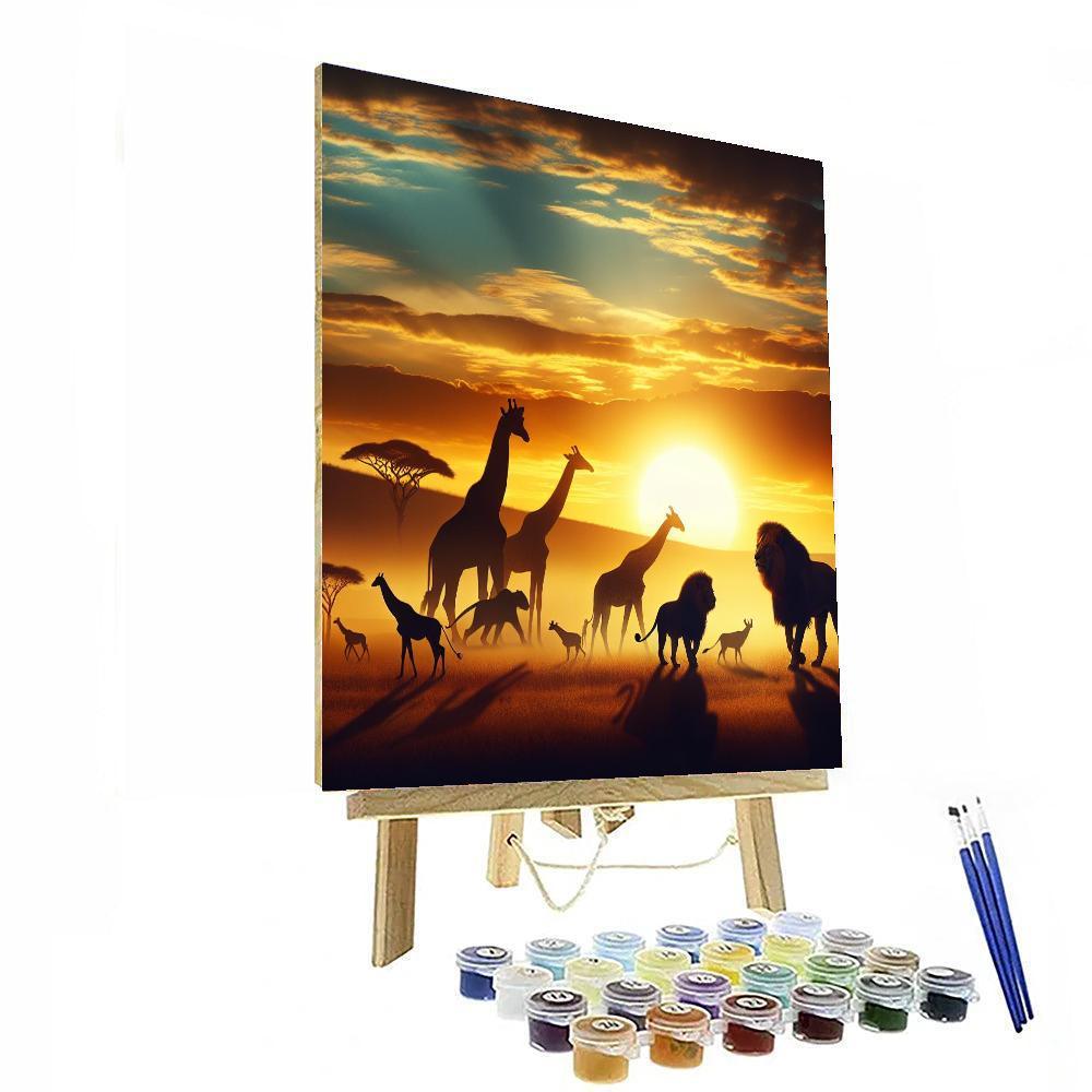 Savannah Dawn Adventure Paint By Number