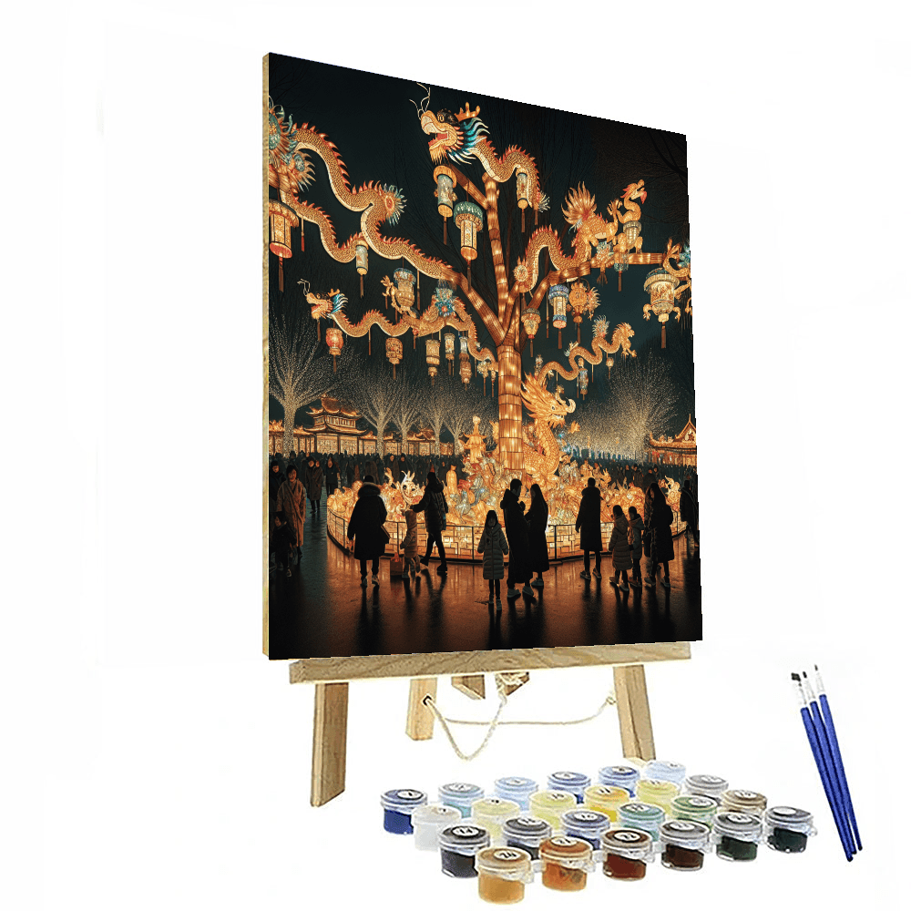 Lantern Festival - China Paint By Numbers Art