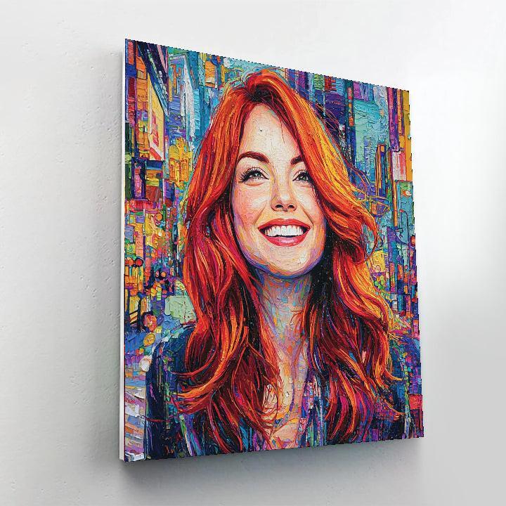 Emma Stone: The Dance Of La La Land Stardom Number Painting