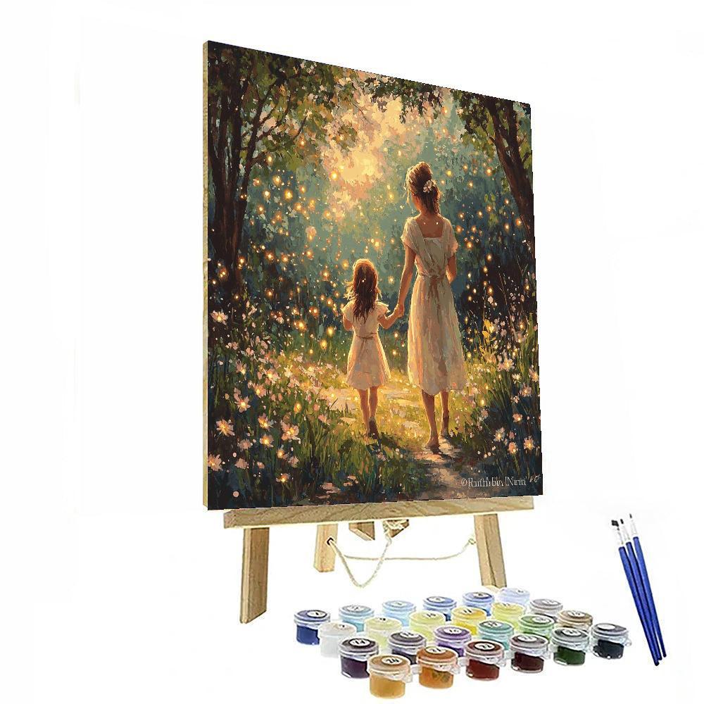 A Mother's Guiding Light Numbered Painting Kits