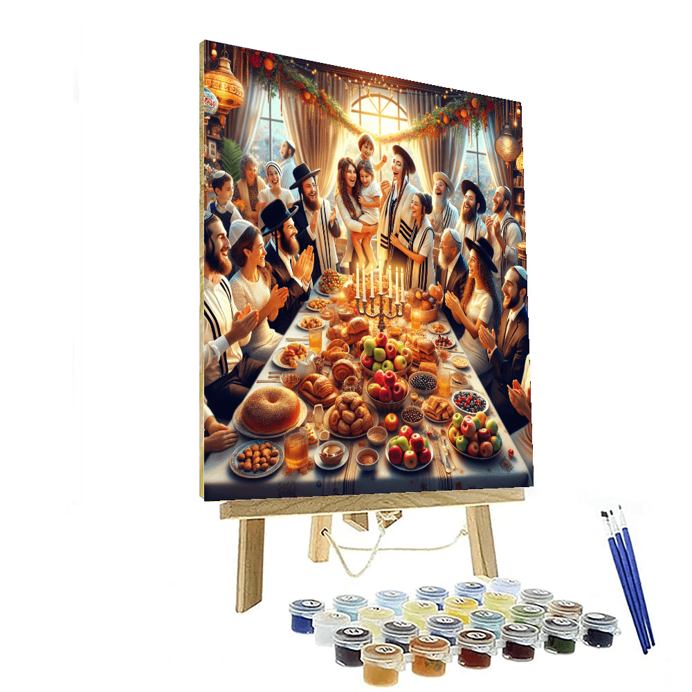 Rosh Hashanah - Israel Number Painting