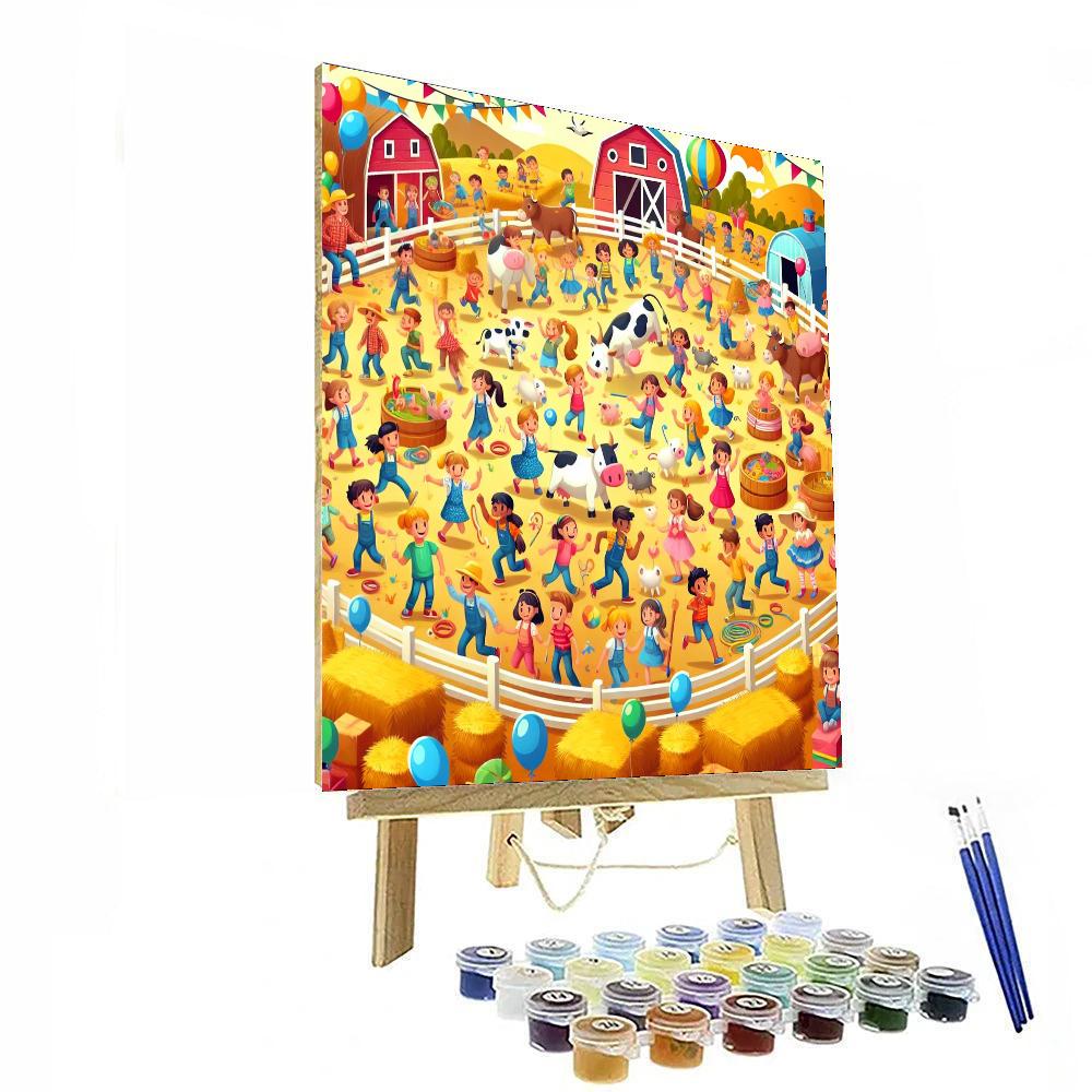 Fantastic Farm Festival Paint By Numbers