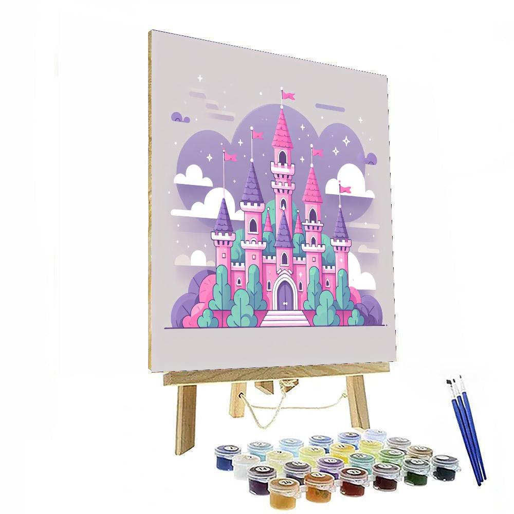 Dreamy Fairy Castle Painting By Numbers Kit