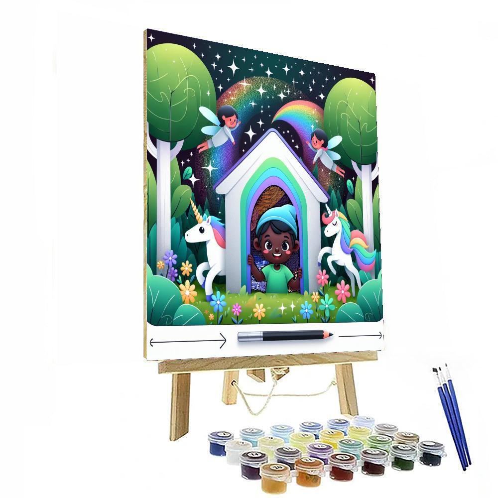 Mythical Forest Hideout Paint By Numbers Kits