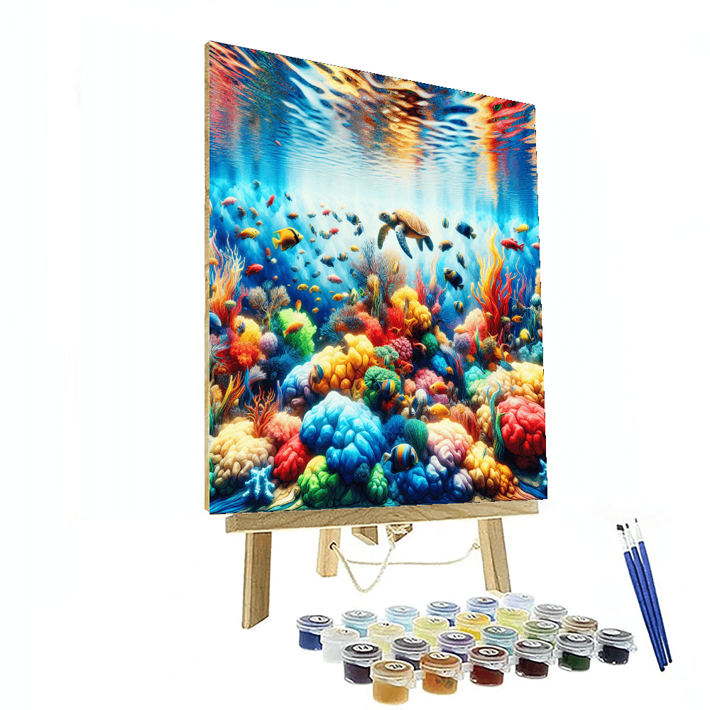 Mystical Ocean Dreams Number Painting