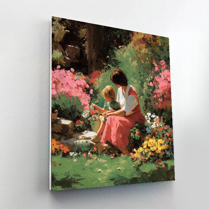 Garden Of Love And Memories Painting Number Kit