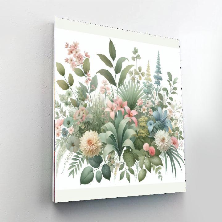 Botanical Harmony Paint By Number