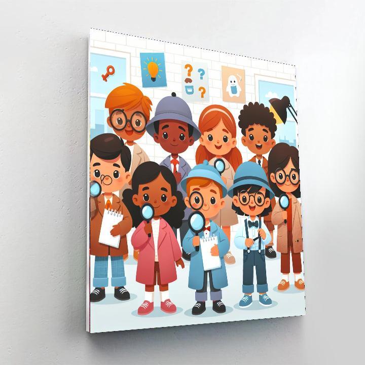 Daring Detective Agency Paint By Numbers Kits