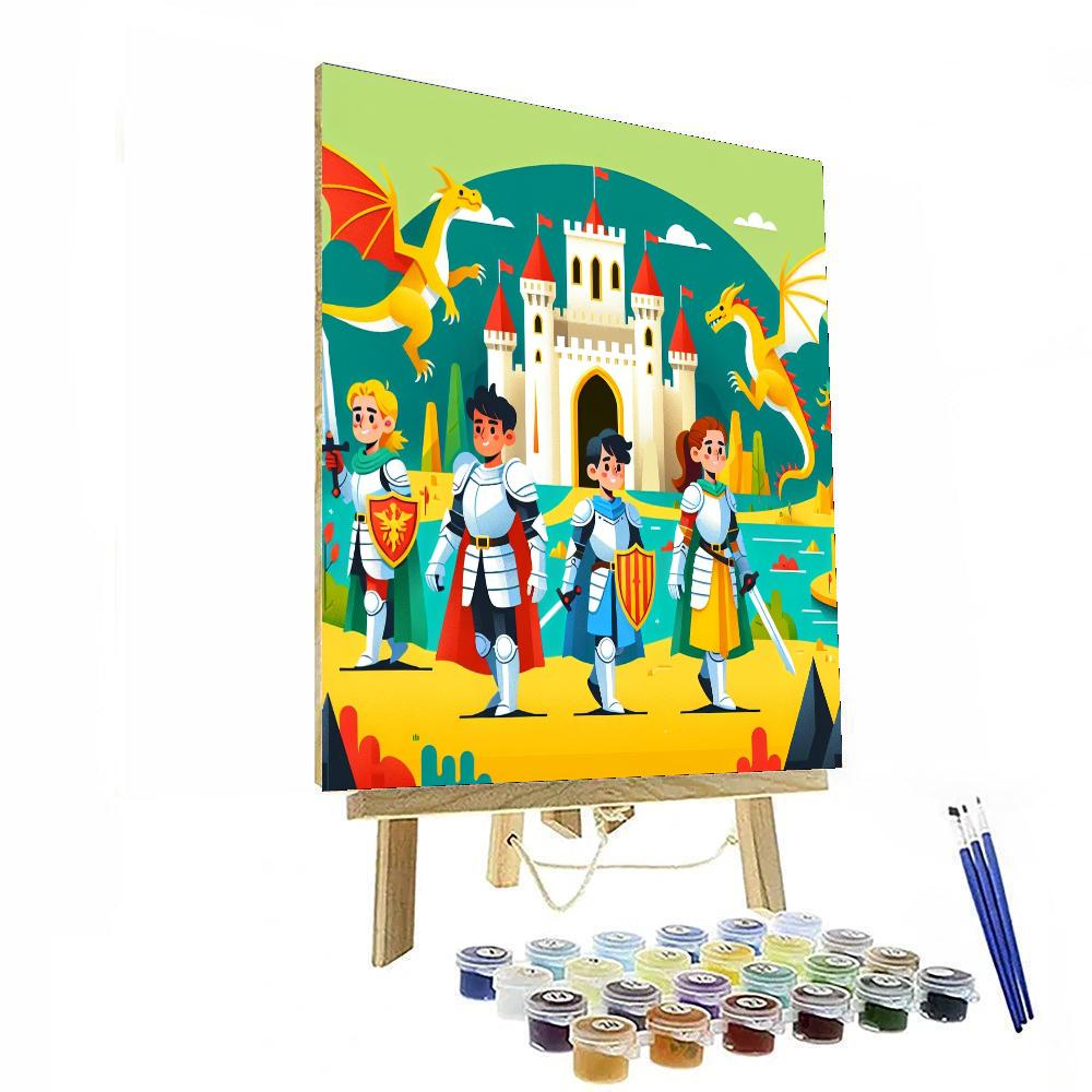 Knight's Code Quest Number Painting