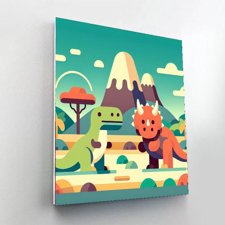 Dinosaur Valley Numbered Painting Kits