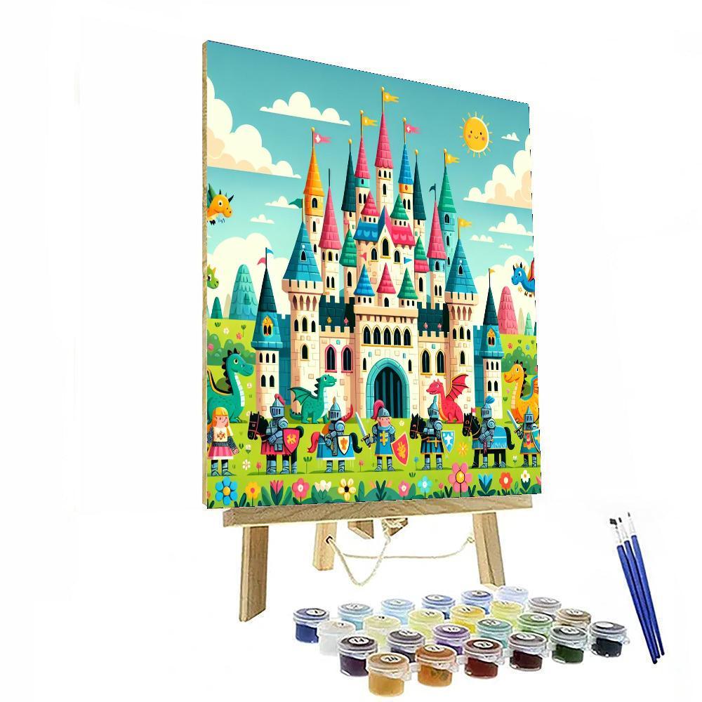 Charming Castle Quest Paint By Number