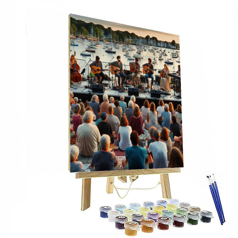 Newport Folk Festival - Rhode Island Paint By Numbers Art