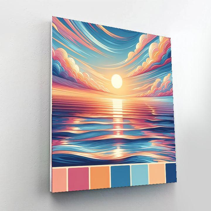 Majestic Ocean Horizon Paint By Numbers Kits