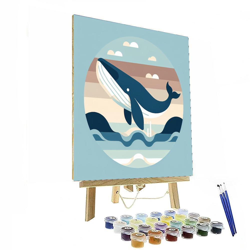 Whale Watcher Wonders Paint By Numbers Art