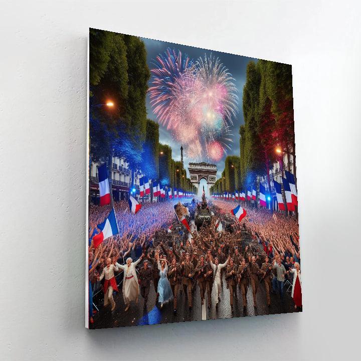 La Fête Nationale Number Painting