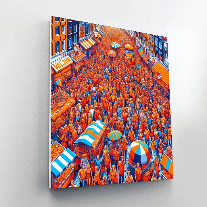 Kings Day - Netherlands Paint By Number