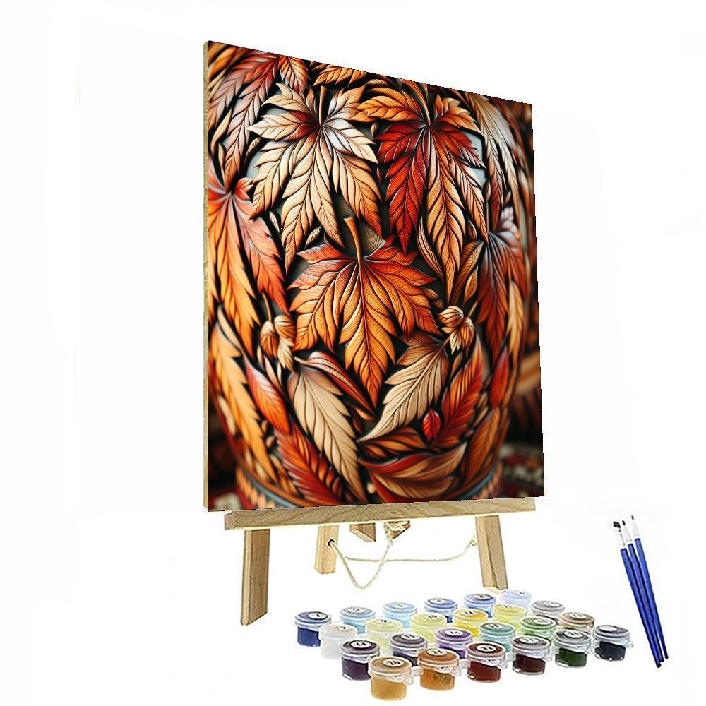 Charmed Harvest Jar Painting Number Kit