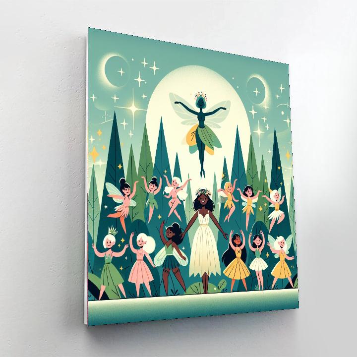 Forest Fairies Fiesta Paint By Number