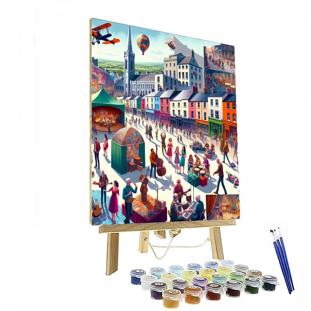 The Galway International Arts Festival - Galway, Ireland Number Painting