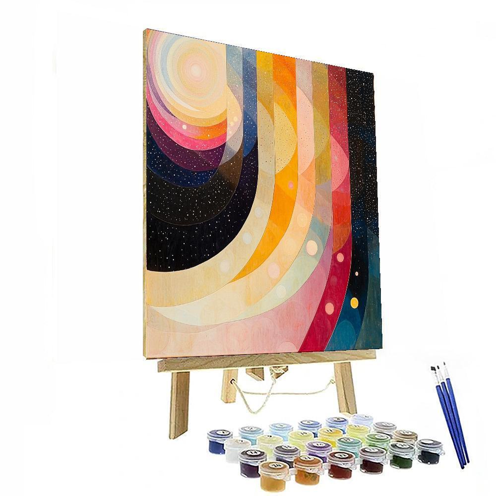 Hilma Af Klint Inspired Astral Journey  Painting By Numbers Kit