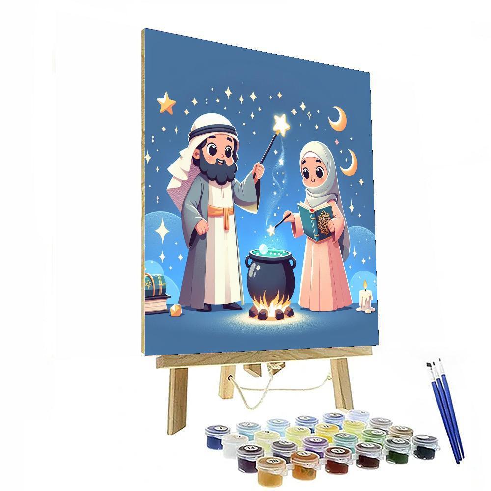 Magical School Of Wizards Paint By Numbers Kits