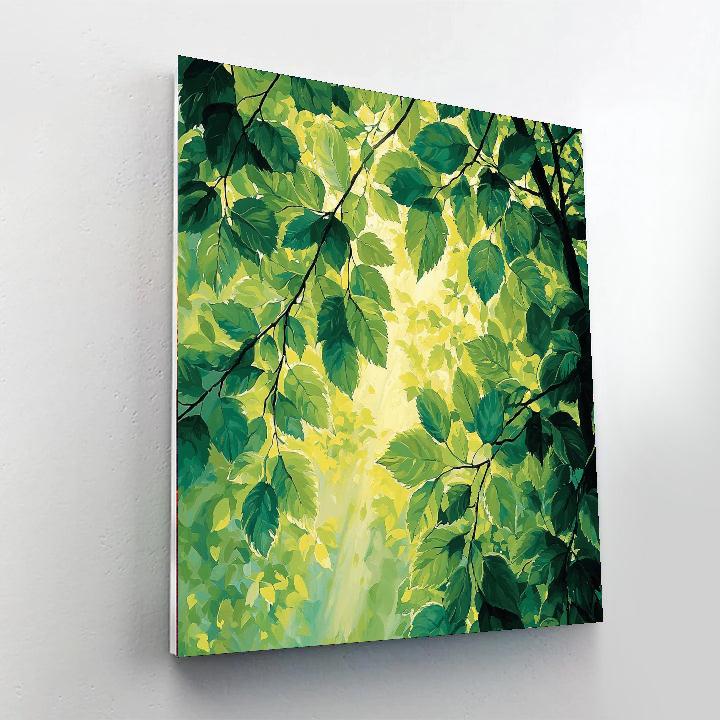 Edgar Degas Inspired Dappled Light Through Leaves  Painting Number Kit