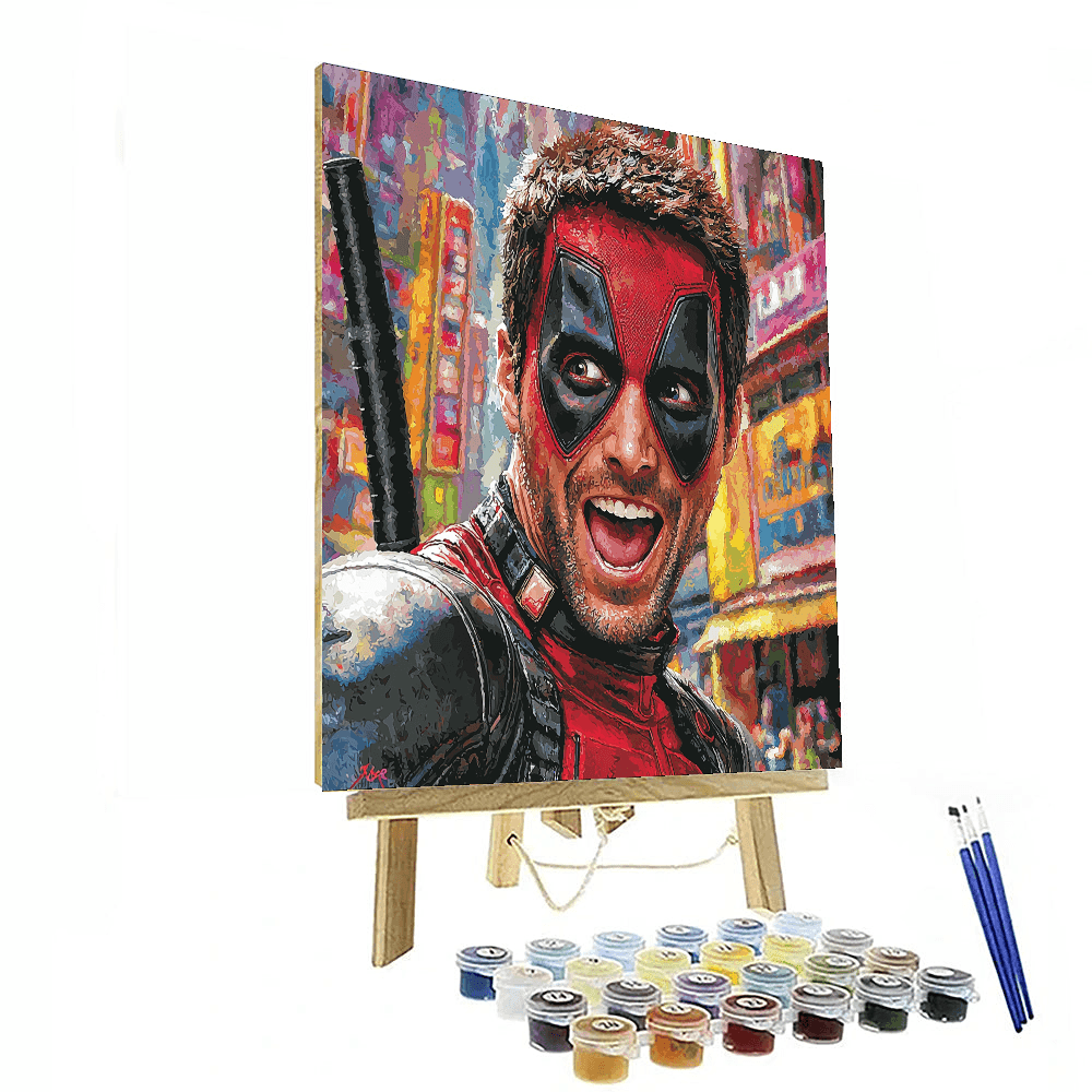 Ryan Reynolds: A Hilarious Hero Of Deadpool’s Antics Paint By Number
