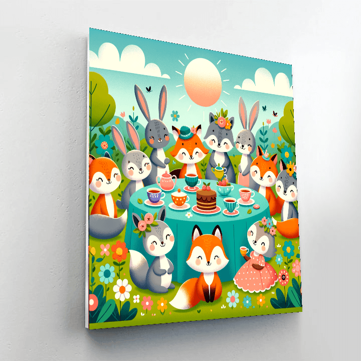 Sweet Tea Party Paint By Color