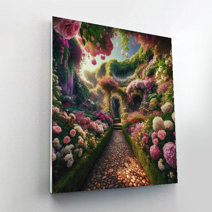 Romantic Garden Stroll Numbered Painting Kits