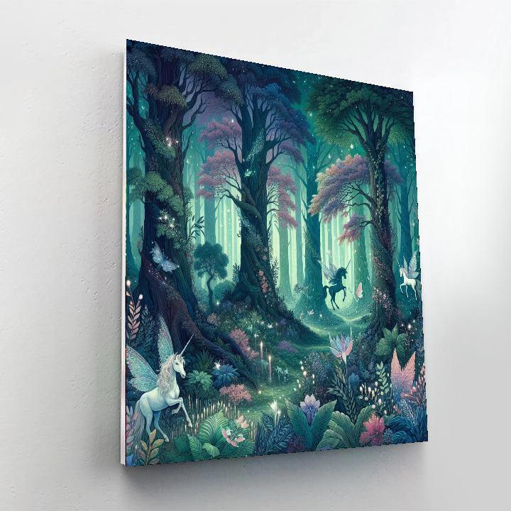 Mystical Woodland Fantasy Painting By Numbers Kit