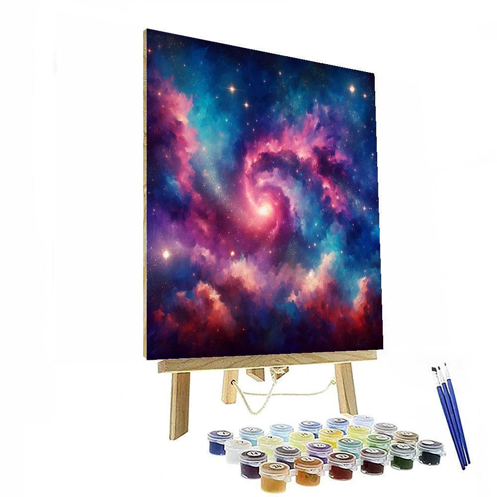 Galactic Night Sky Glow Paint By Numbers Kits