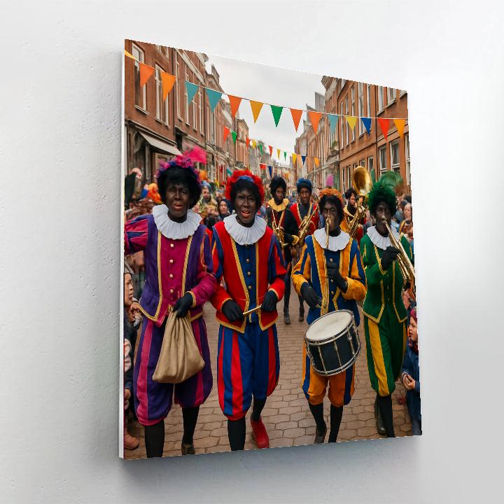 Zwarte Piet Festival - The Netherlands Paint By Numbers Art