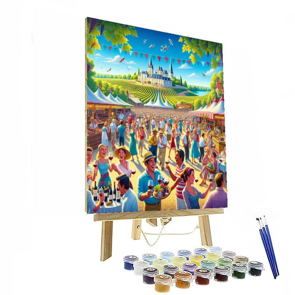 La Fête Des Vins De Bordeaux - France Numbered Painting Kits