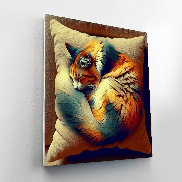 Cat's Cozy Corner DIY Paint By Numbers