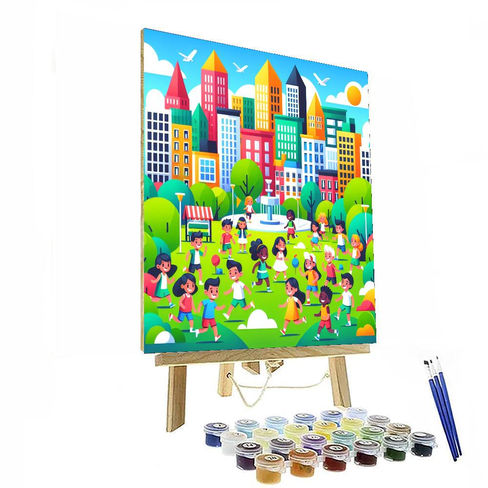 Bright City Life Paint By Numbers Kits