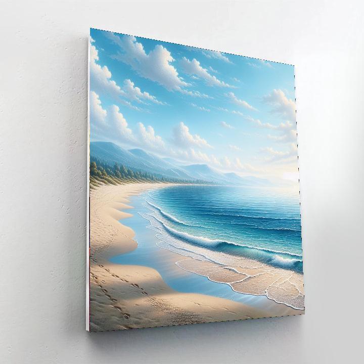 Breezy Ocean Vista DIY Paint By Numbers