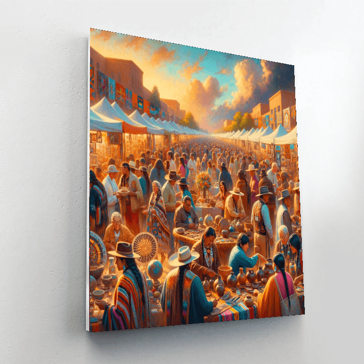 Santa Fe Indian Market Paint By Numbers Kits