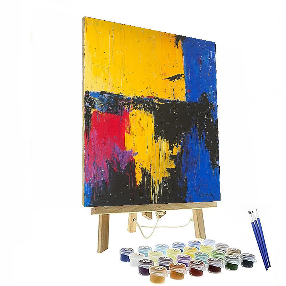 Jean-Michel Basquiat Inspired Metaphorical Landscapes  Paint By Numbers Kits