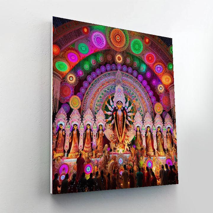 Durga Puja - Bangladesh Paint By Numbers Art