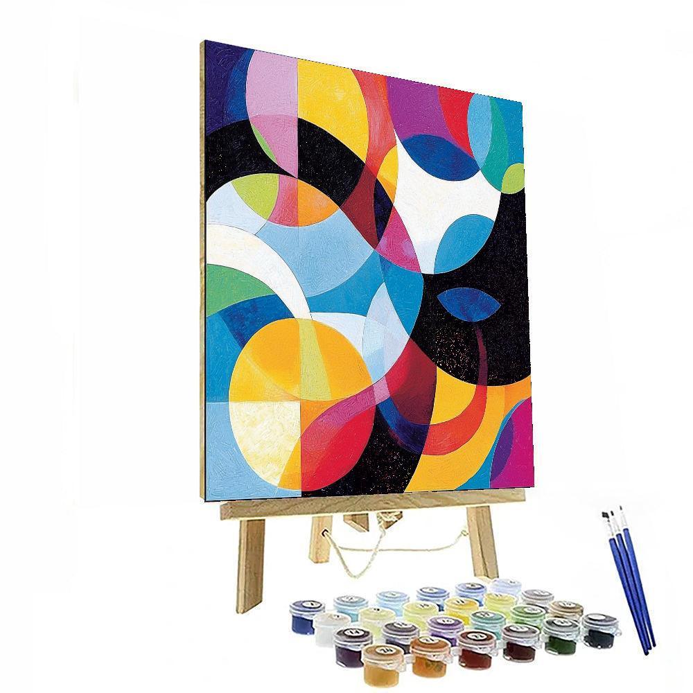 Joan Miro Inspired Colorful Illusions  Paint By Number