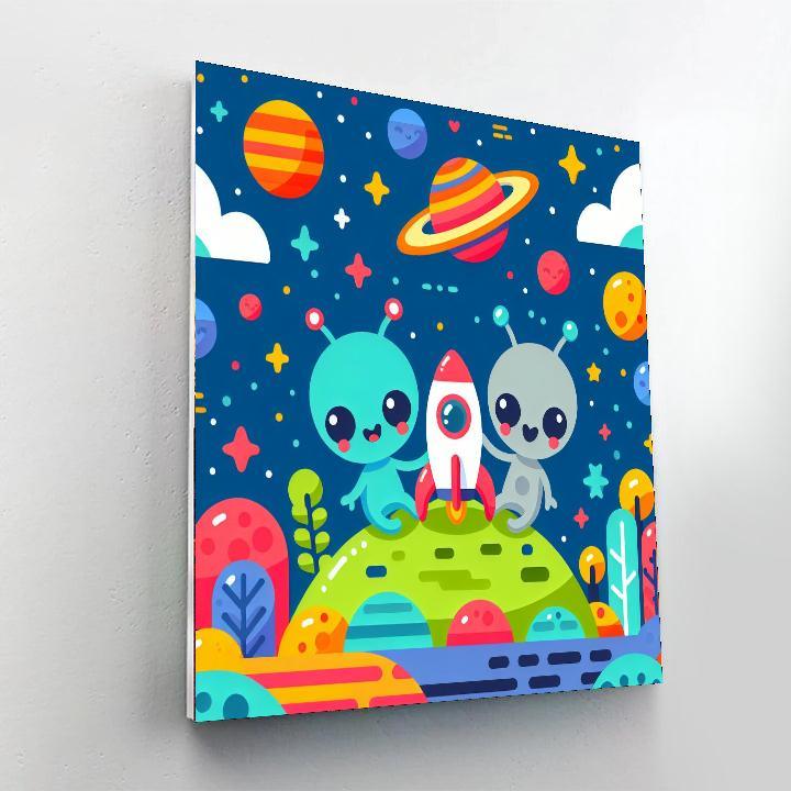 Cosmic Friends Numbered Painting Kits