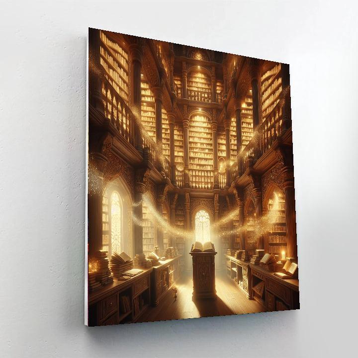 Enchanted Library Nook Numbered Painting Kits