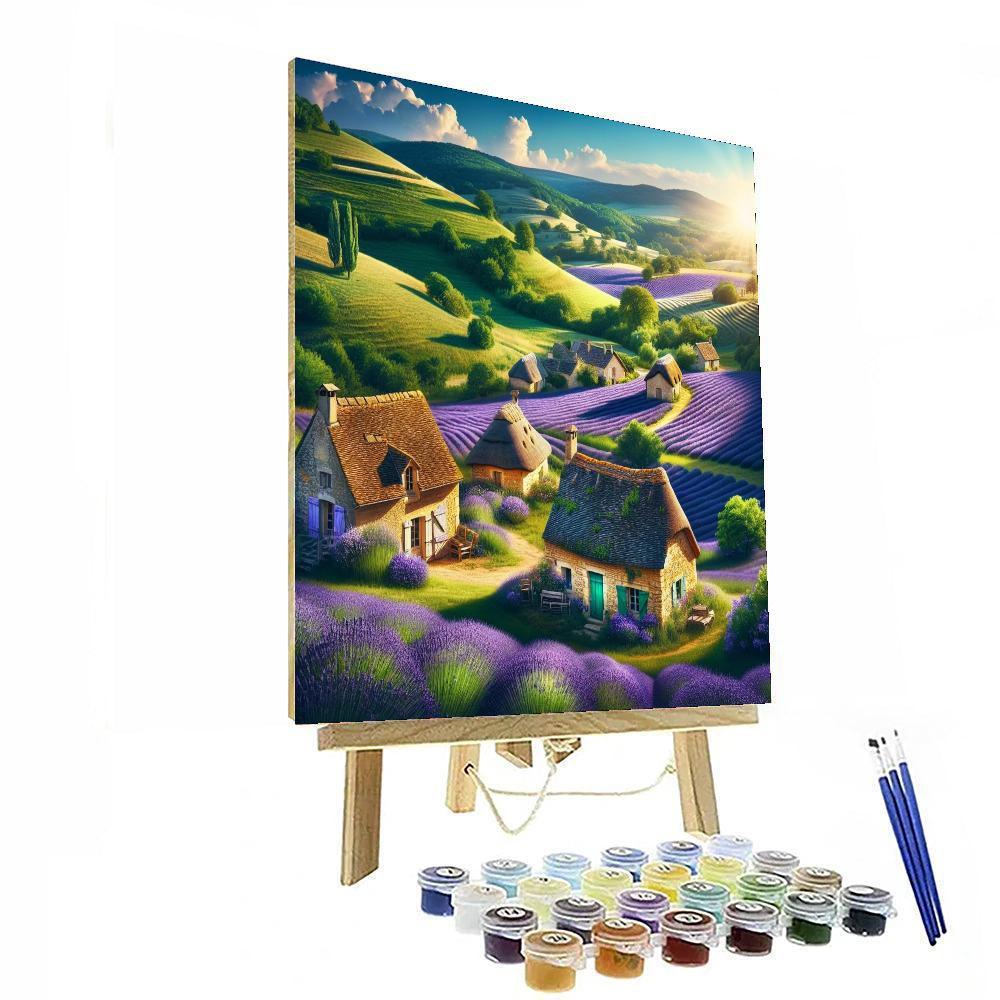 Dreamy French Countryside Painting By Numbers Kit