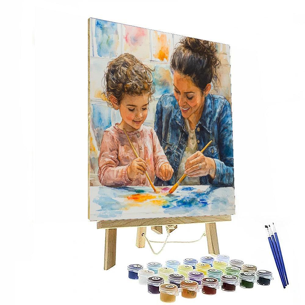 Watercolor Whispers DIY Paint By Numbers