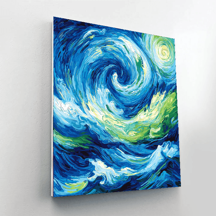 Vincent Van Gogh Inspired Oceanic Dreams  Paint By Numbers Kits