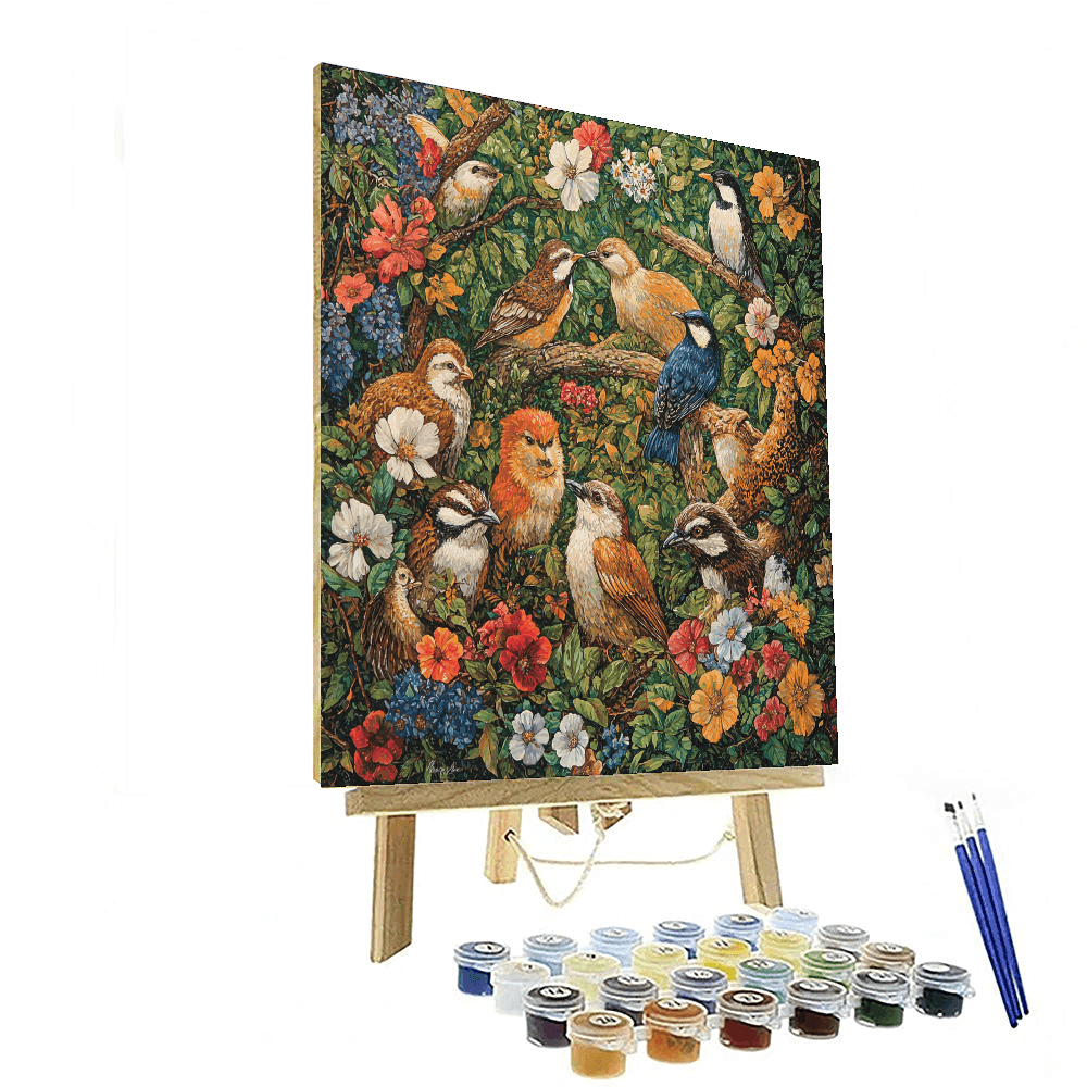 John James Audubon Inspired Wild Animal Kingdom  Paint By Numbers Kits