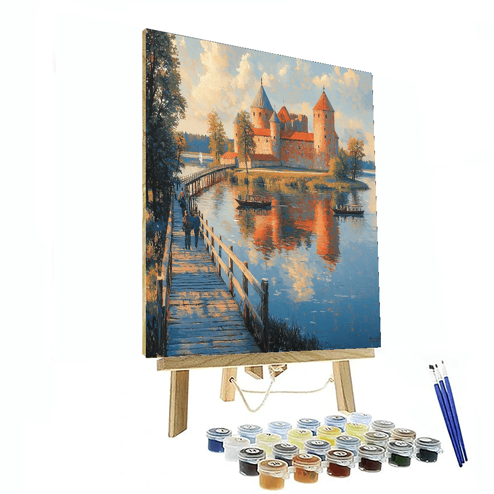 Trakai Island Castle - Lithuania Numbered Painting Kits